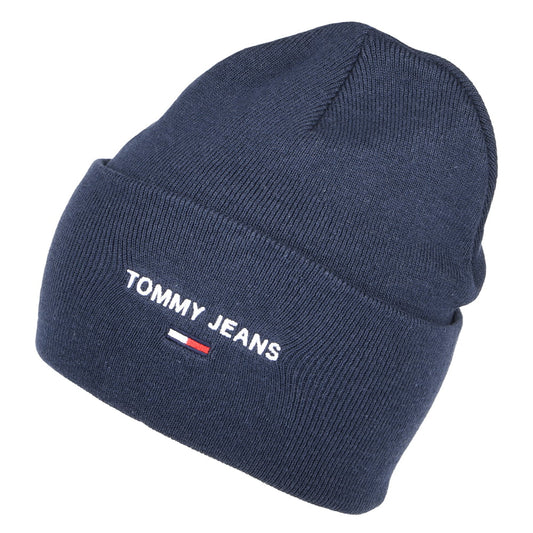 Tommy Hilfiger TJM Sport Beanie Mütze - Marineblau