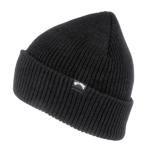 Billabong Bogen Slouchy Cuff Knit Beanie Mütze - Schwarz