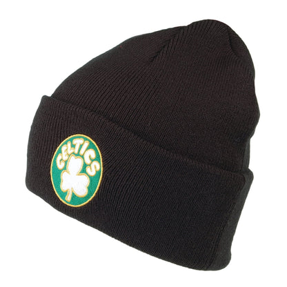 Mitchell & Ness Boston Celtics Beanie Mütze NBA Team Logo Cuff Knit - Schwarz