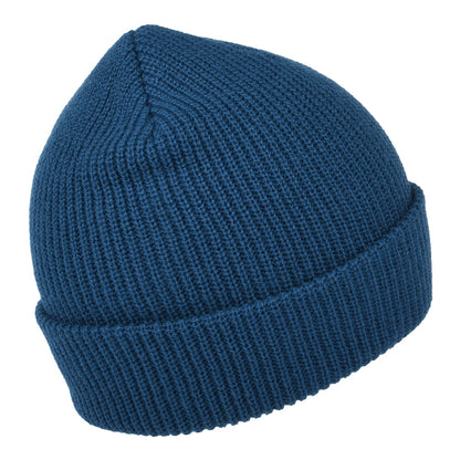 Brixton Heist Beanie Mütze mit Umschlag - Mittelblau