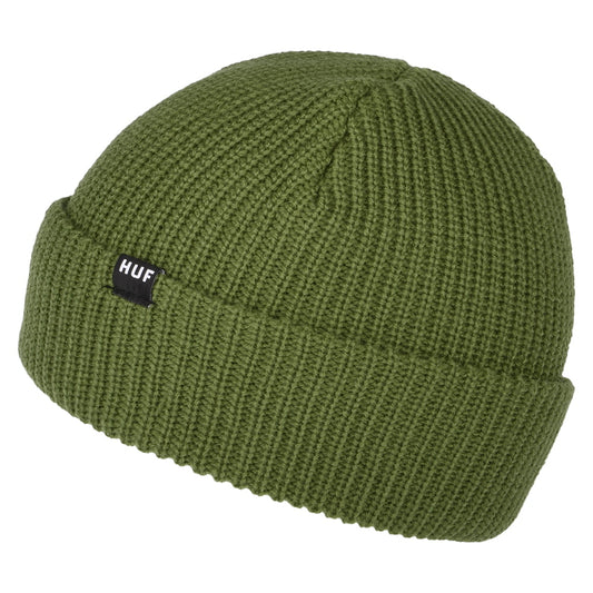HUF Usual Fisherman Beanie Mütze - Olivgrün
