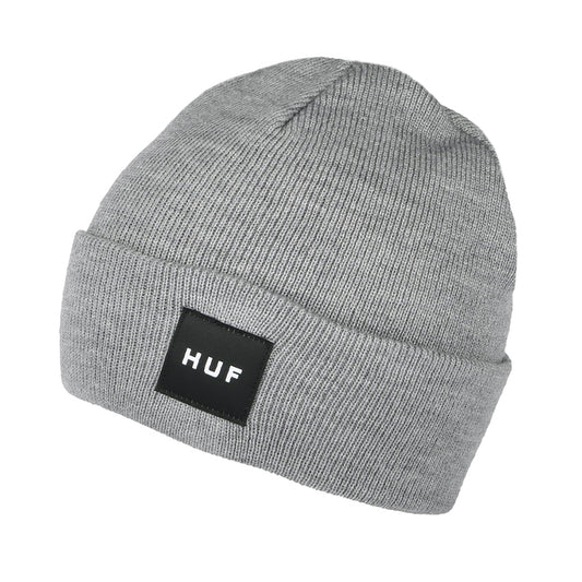 HUF Box Logo Beanie Mütze - Meliertes Grau