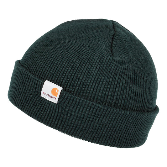 Carhartt WIP Stratus Short Watch Beanie Mütze - Waldgrün
