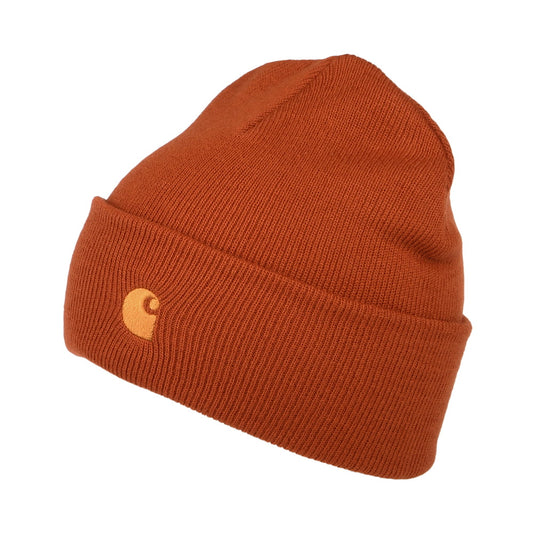 Carhartt WIP Chase Beanie Mütze mit Umschlag - Verbranntes Orange