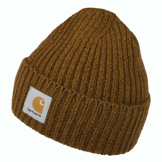 Carhartt WIP Anglistic Beanie Mütze - Hellbraun
