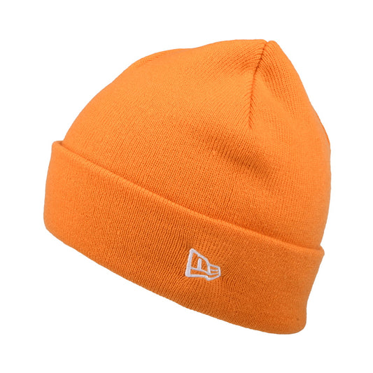 New Era Short Cuff Knit Beanie Mütze - NE Pop - Orange