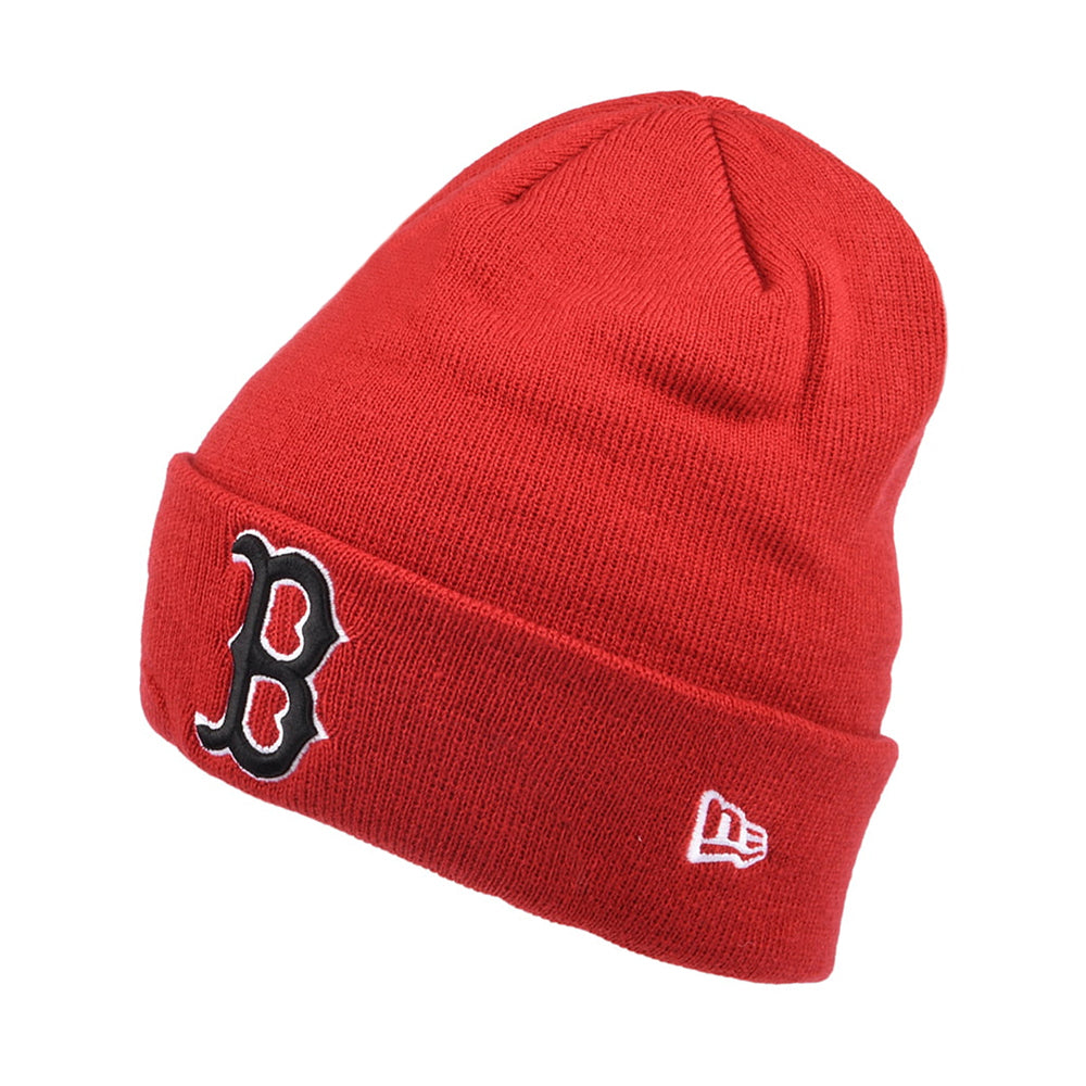 New Era Boston Red Sox Beanie Mütze - MLB League Essential Cuff Knit - Rot