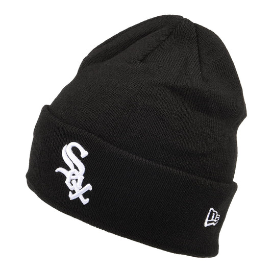 New Era Chicago White Sox Beanie Mütze - MLB League Essential Cuff Knit - Schwarz