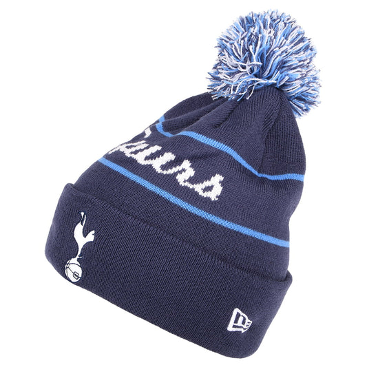 New Era Cuff Knit Tottenham Hotspur F.C. Bommelmütze - Wordmark - Marineblau