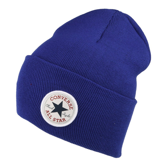 Converse Tall Chuck Taylor Beanie Mütze Mit Umschlag - Blau