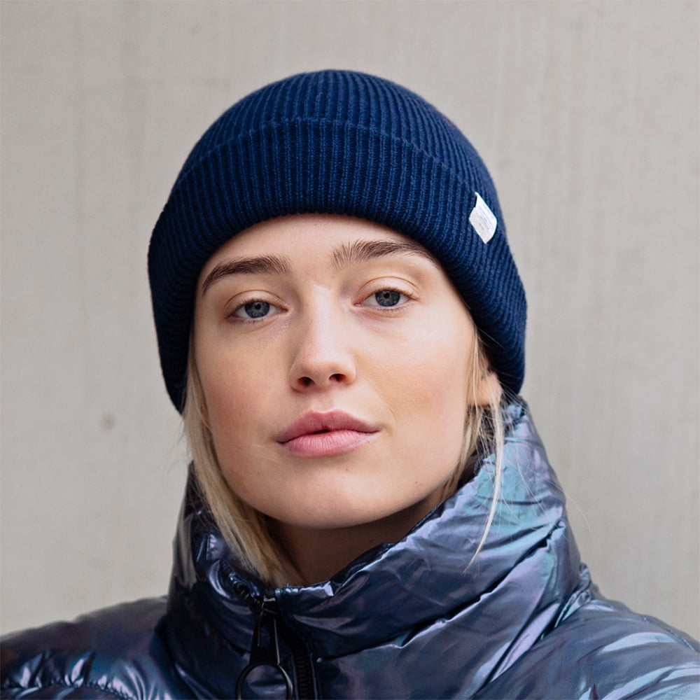 Barts Kinyeti Fisherman Beanie Mütze - Dunkelblau