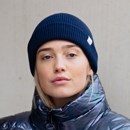 Barts Kinyeti Fisherman Beanie Mütze - Dunkelblau