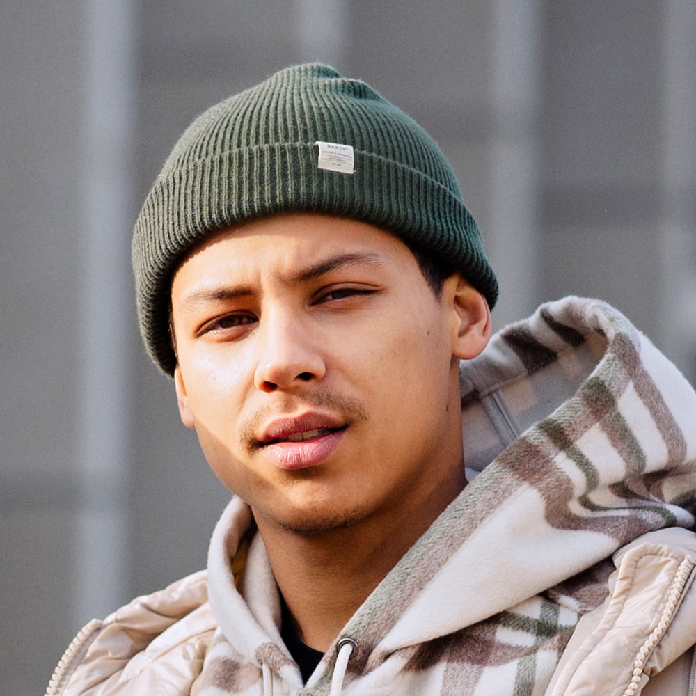 Barts Kinyeti Fisherman Beanie Mütze - Militärgrün