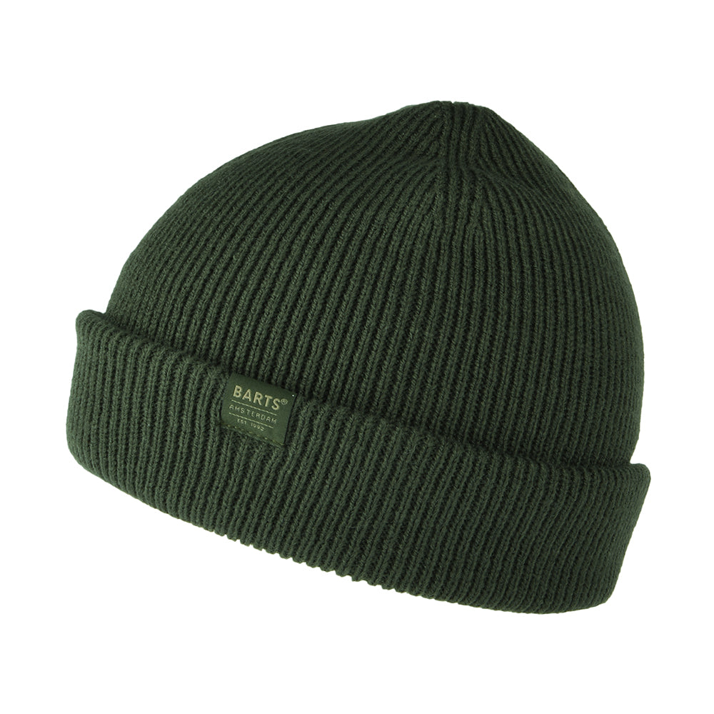 Barts Kinyeti Fisherman Beanie Mütze - Militärgrün