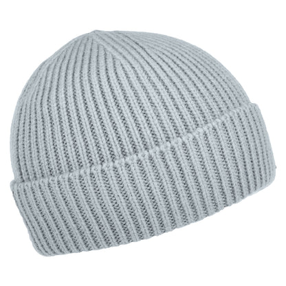 The North Face TNF Logo Box Cuffed Fisherman Beanie Mütze - Grau