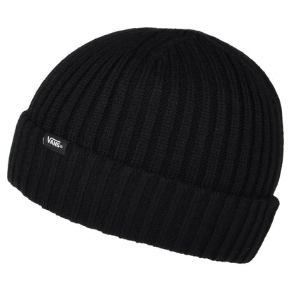 Vans Beanie Mütze Kurz Mit Umschlag - Schwarz