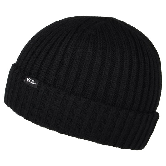 Vans Beanie Mütze Kurz Mit Umschlag - Schwarz