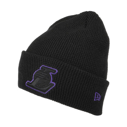 New Era mit Umschlag L.A. Lakers Beanie Mütze - NBA Pop Outline - Schwarz