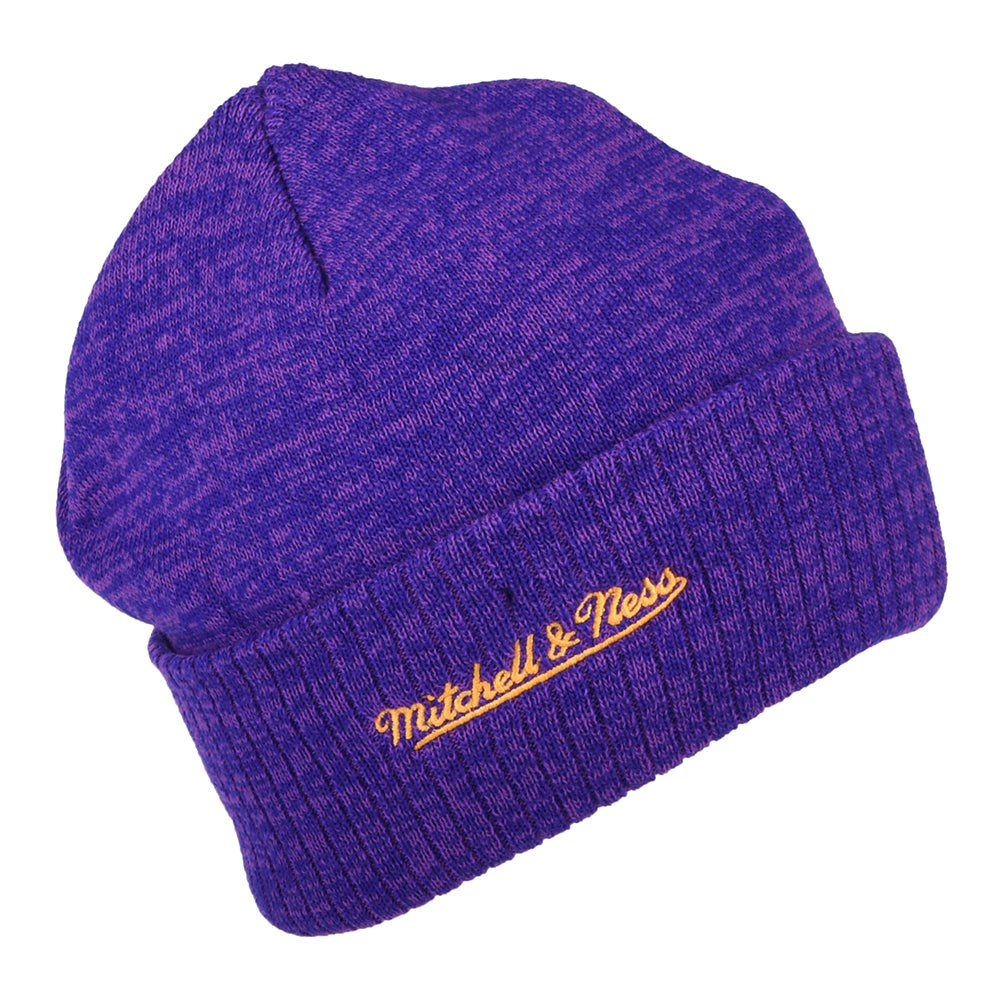 Mitchell & Ness L.A. Lakers Beanie Mütze - NBA Fandom Knit HWC - Lila