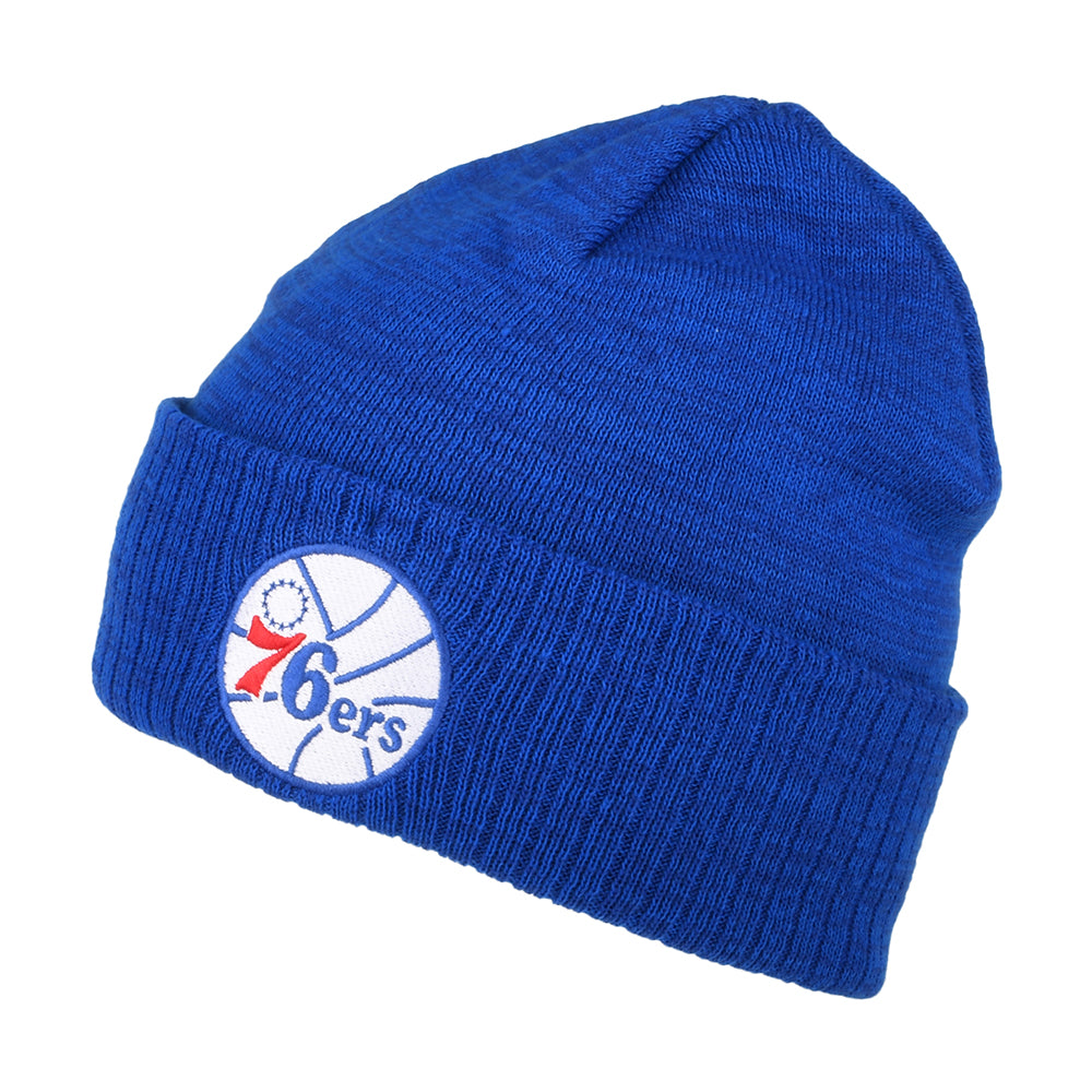 Mitchell & Ness Philadelphia 76ers Beanie Mütze - NBA Fandom Knit HWC - Königsblau