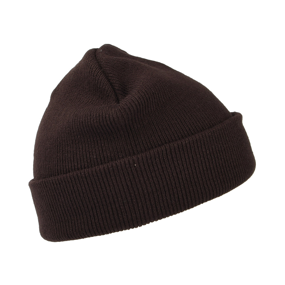 Carhartt WIP Stratus Short Watch Beanie Mütze - Dunkelbraun