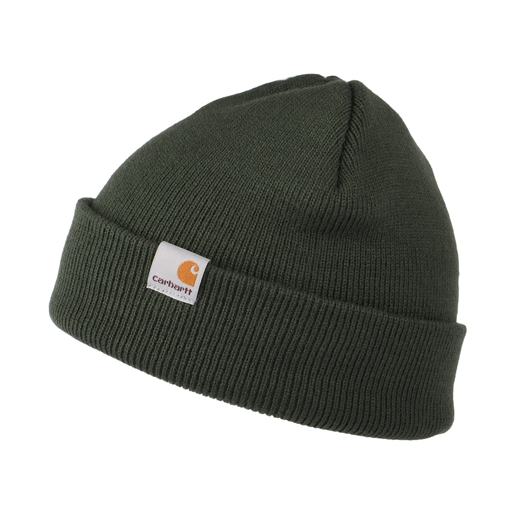 Carhartt WIP Stratus Short Watch Beanie Mütze - Helles Waldgrün