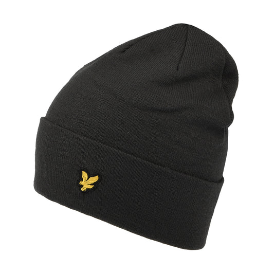 Lyle & Scott Basic Beanie Mütze - Mittelgrau