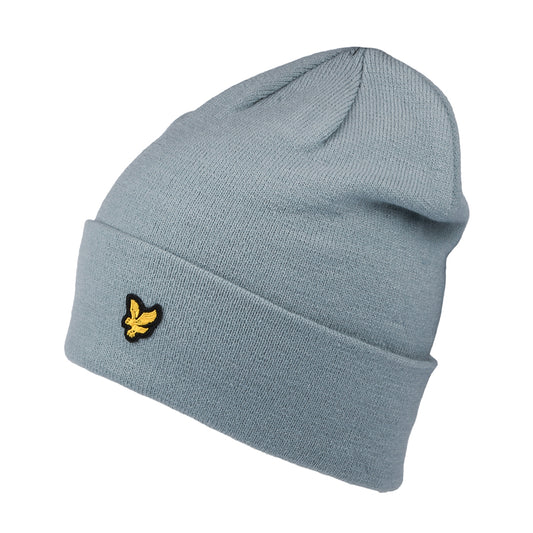 Lyle & Scott Basic Beanie Mütze - Rauchblau