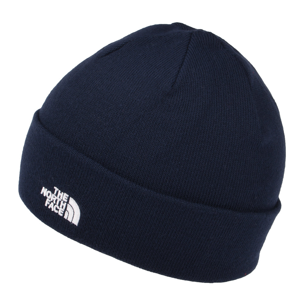 The North Face Norm kurze Beanie Mütze - Marineblau