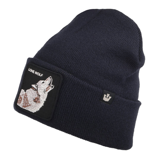 Goorin Wolf Man Beanie Mütze - Dunkles Marineblau
