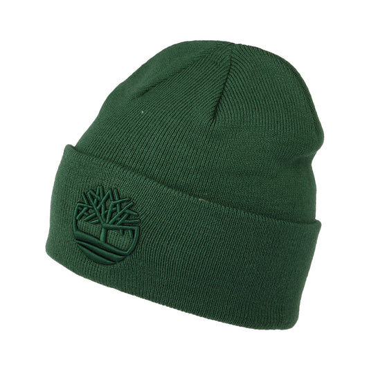 Timberland Tonal 3D Stickerei Beanie Mütze - Waldgrün