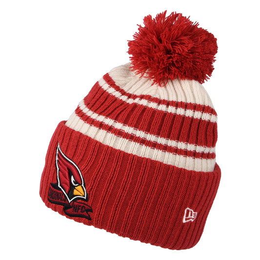 New Era Arizona Cardinals Bommelmütze - NFL Sideline Sport Knit - Rot-Weiß