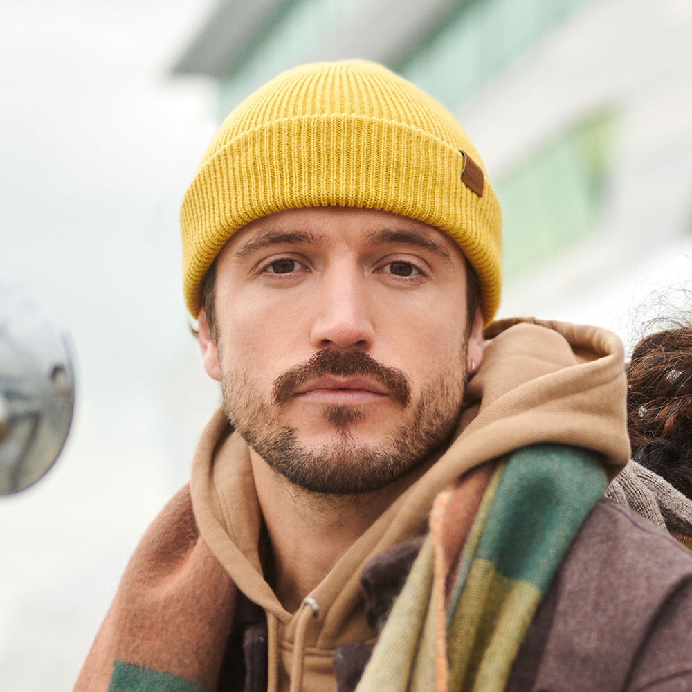 Barts Kinyeti Fisherman Beanie Mütze - Gelb