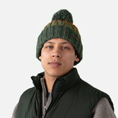 Barts Wilhelm Bommelmütze - Militärgrün-Multi