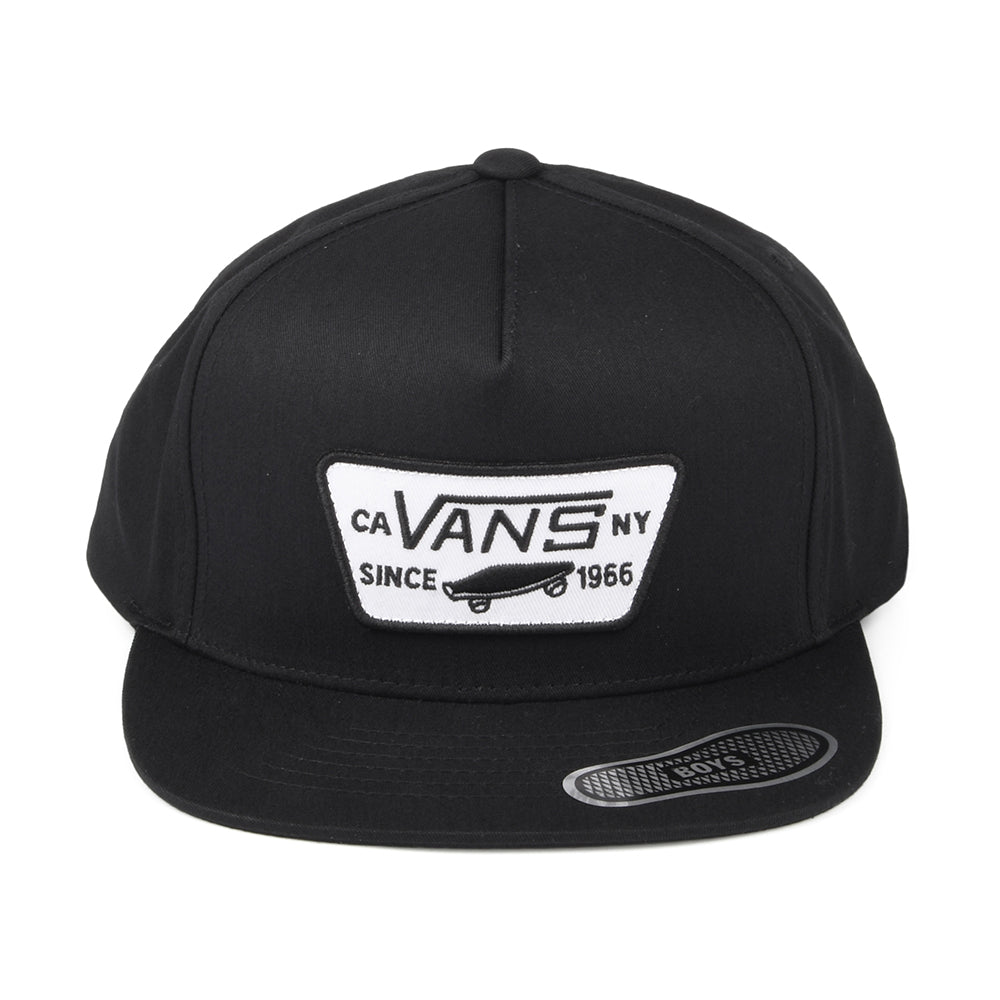Vans Kinder Full Patch II Snapback Cap - Schwarz
