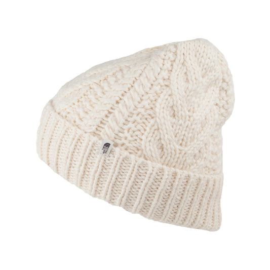 The North Face Minna Beanie Mütze Cable - Cremeweiß