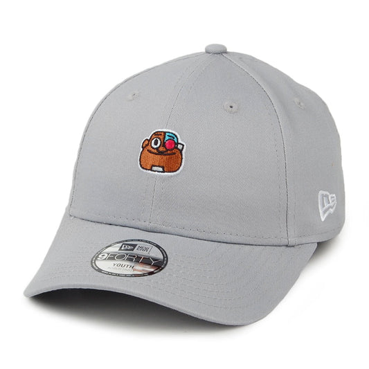 New Era Kinder 9FORTY Teen Titans Baseball Cap - Cyborg - Grau