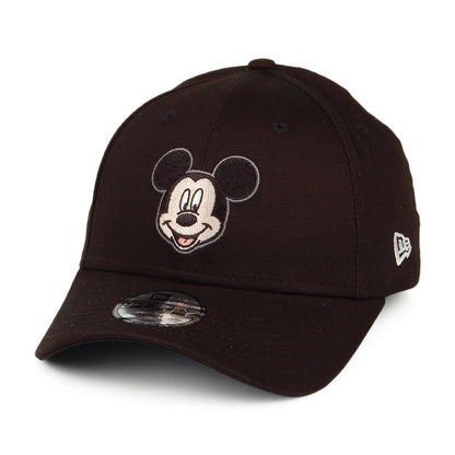 New Era Kinder 9FORTY Mickey Mouse Baseball Cap - Schwarz