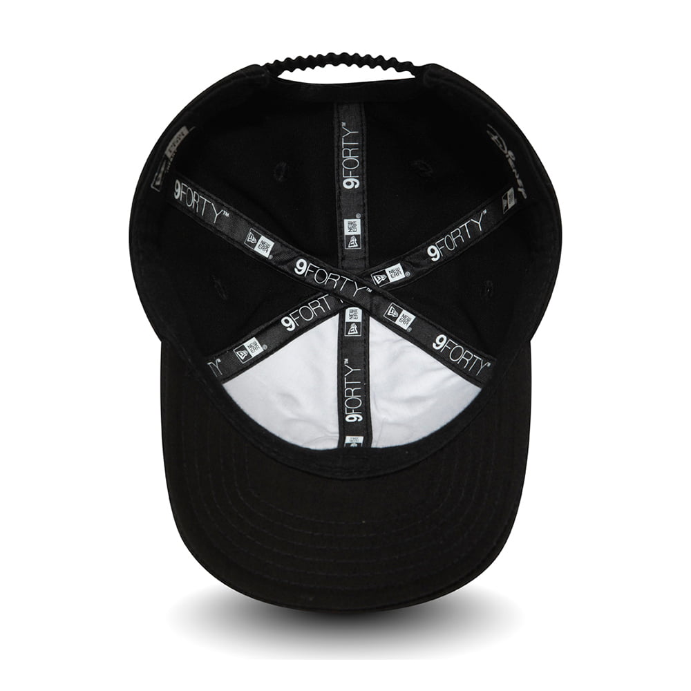 New Era Kinder 9FORTY Mickey Mouse Baseball Cap - Schwarz
