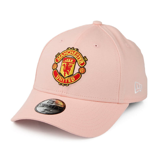 New Era 9FORTY Manchester United Baseball Cap aus Baumwolle - Rosa