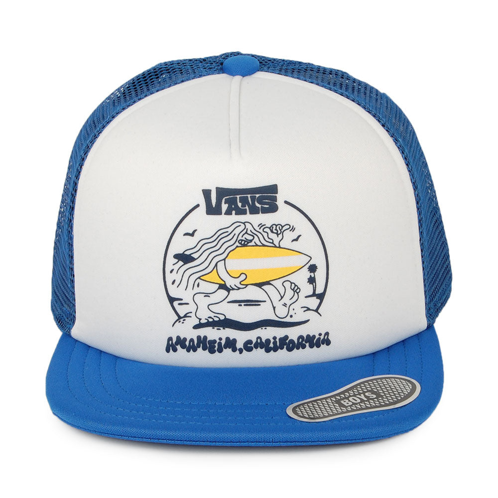 Vans Kinder Wo ist der Strand Trucker Cap - Weiß-Königsblau