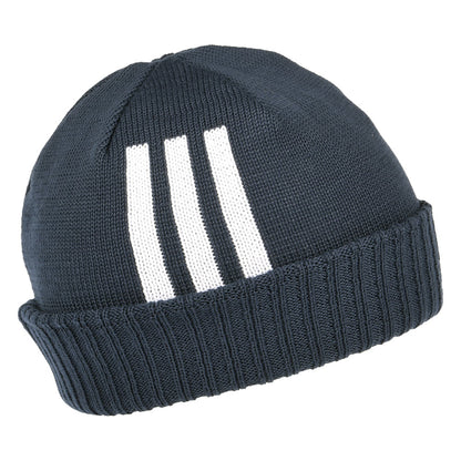 Adidas Kinder 3 Stripes Beanie Mütze - Marineblau