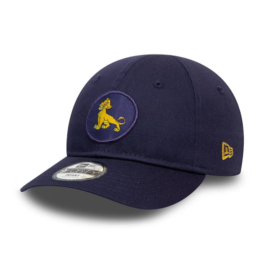New Era Baby 9FORTY Simba Baseball Cap - Disney Character Logo - Marineblau