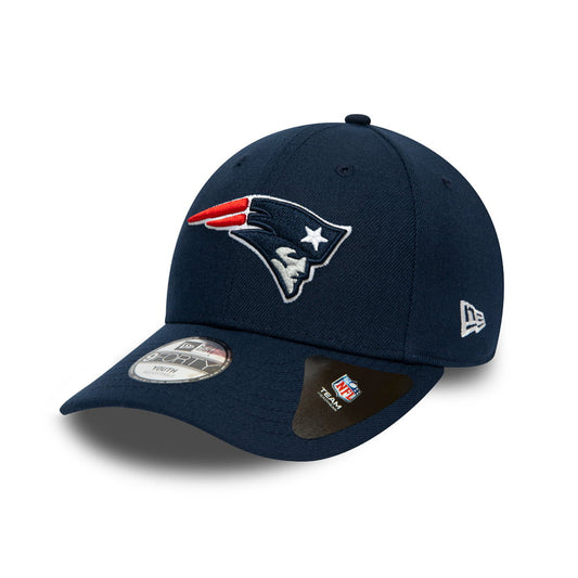 New Era Kinder 9FORTY New England Patriots Baseball Cap NFL The League - Marineblau