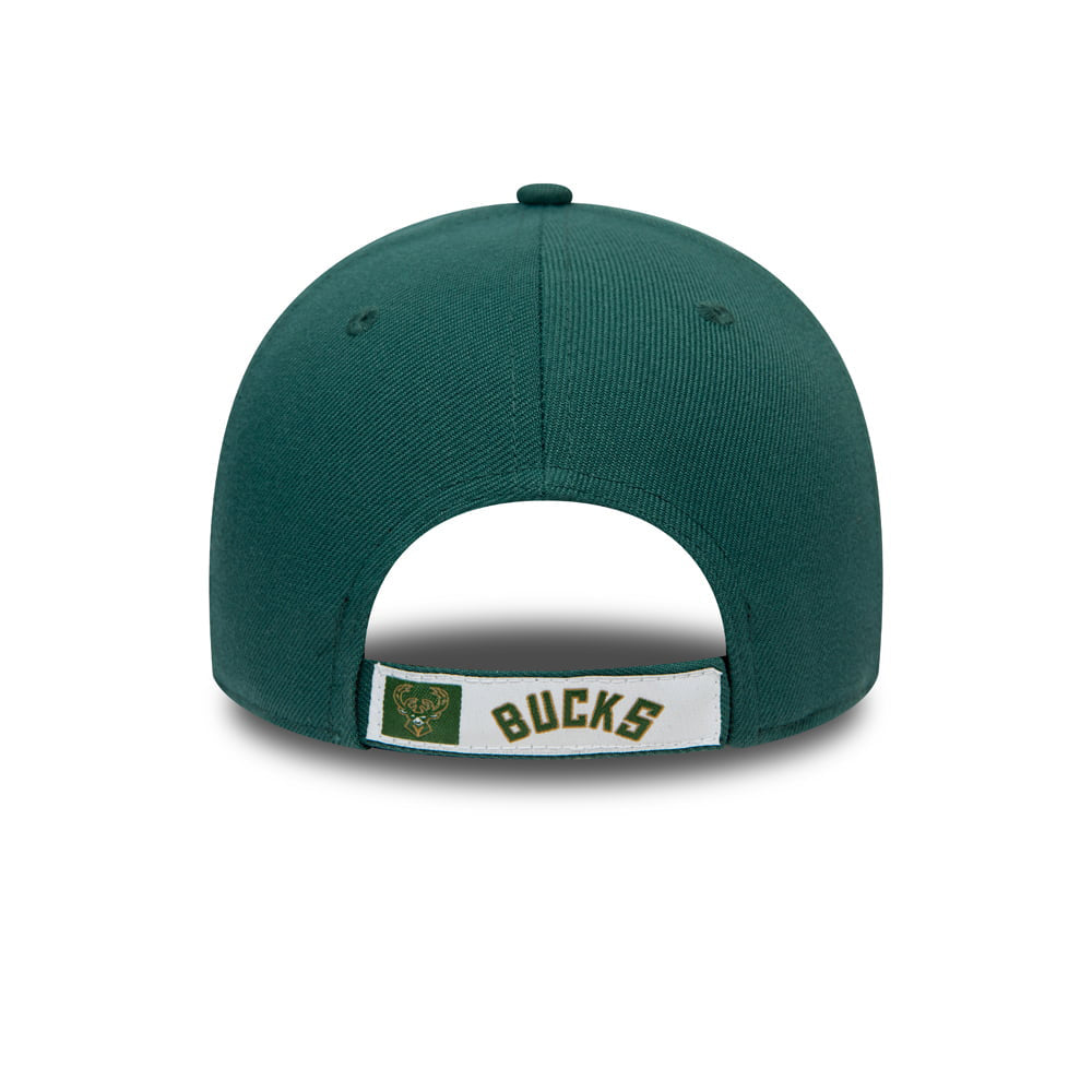 New Era Kinder 9FORTY Milwaukee Bucks Baseball Cap - NBA The League - Kieferngrün