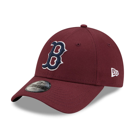 New Era Kinder 9FORTY Boston Red Sox Baseball Cap - MLB League Essential - Kastanienbraun-Marineblau