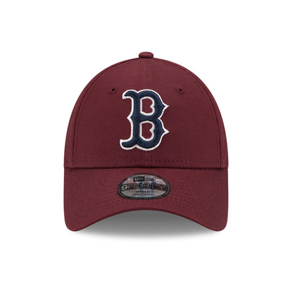 New Era Kinder 9FORTY Boston Red Sox Baseball Cap - MLB League Essential - Kastanienbraun-Marineblau