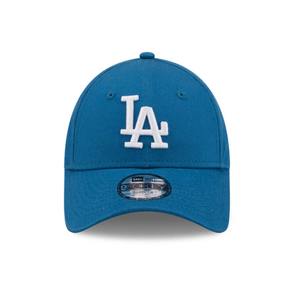 New Era Kinder 9FORTY L.A. Dodgers Baseball Cap - MLB League Essential II - Petrol-Weiß