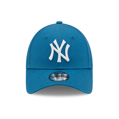 New Era Kinder 9FORTY New York Yankees Baseball Cap - MLB League Essential - Petrol-Weiß
