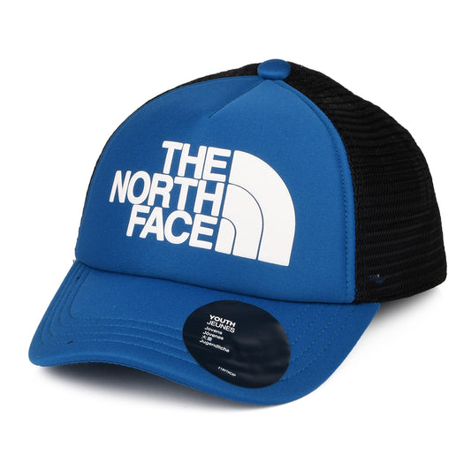 The North Face Kinder Logo Trucker Cap - Mittelblau-Schwarz